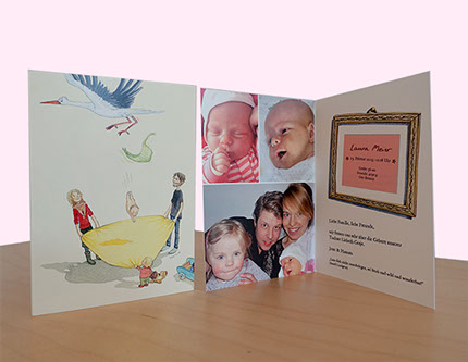 Illustration, Text & Gestaltung / Individuelle-Karte